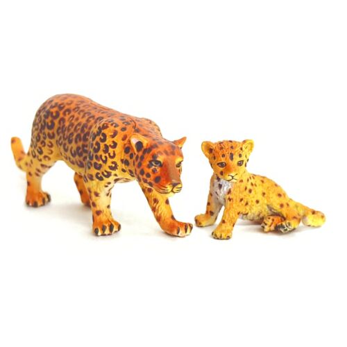 Bandai World Wild Animals Africa Mini Figure #10 Leopard import Japan - Picture 1 of 4