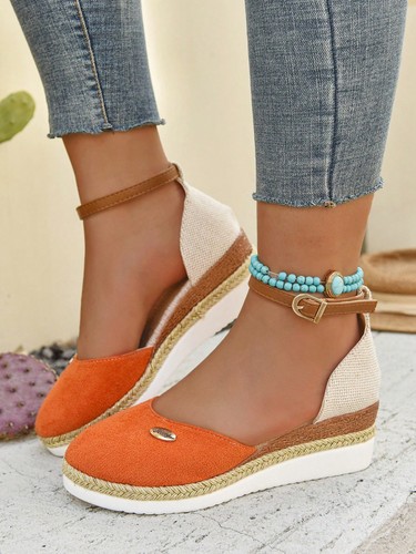 Women's Braided Wedge Espadrille Shoes - Picture 83 of 123