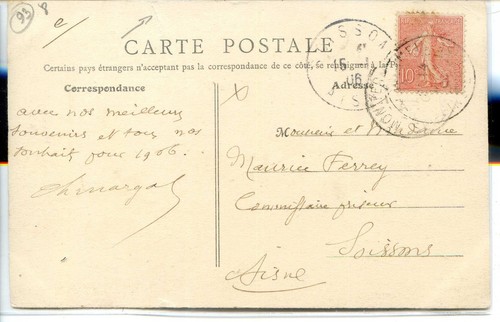 CP 93 Seine-Saint-Denis - Montfermeil-Franceville -Villa Bon Abri (Av Bellevue) - Picture 2 of 2