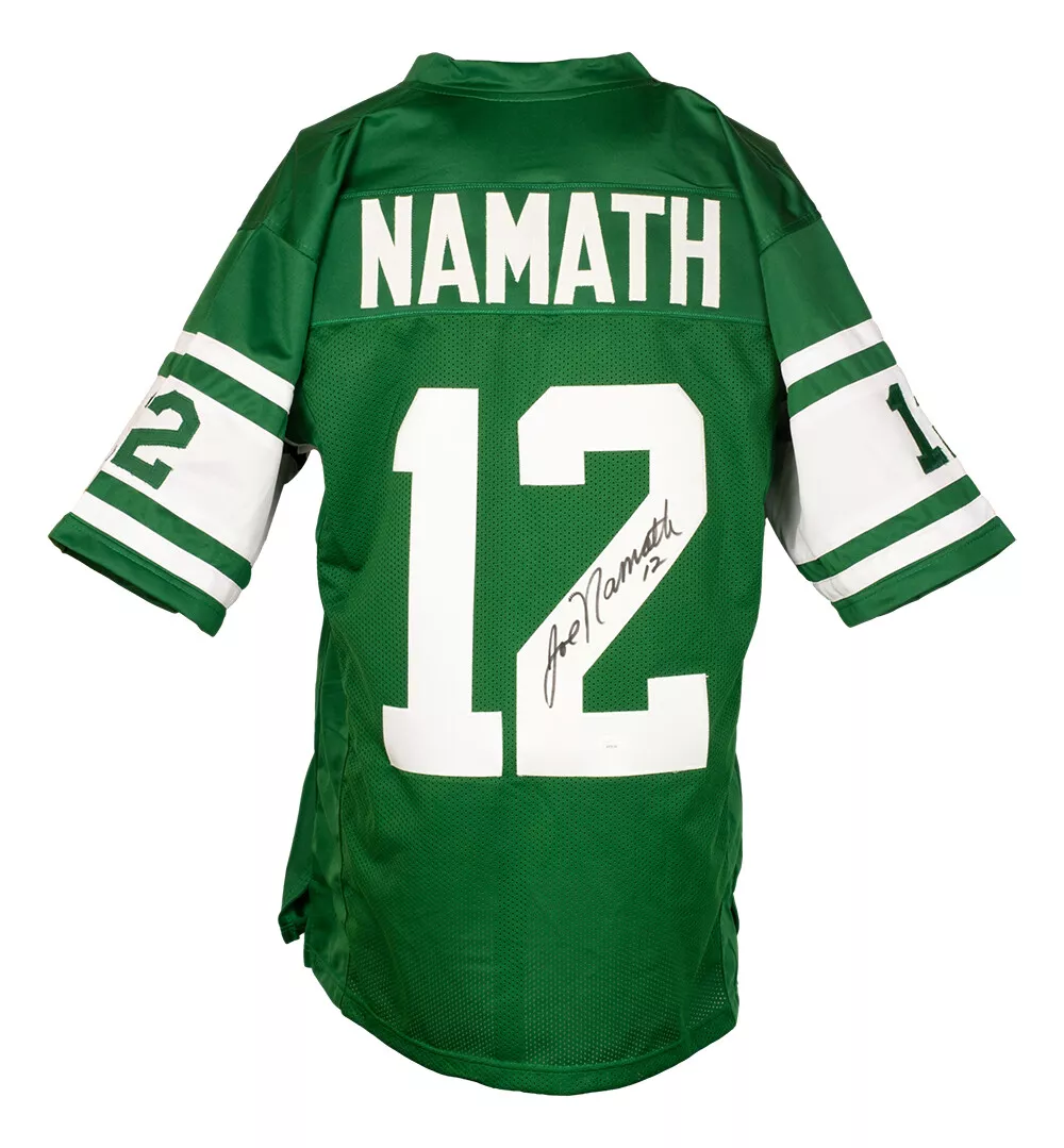 Signed joe namath jersey sales