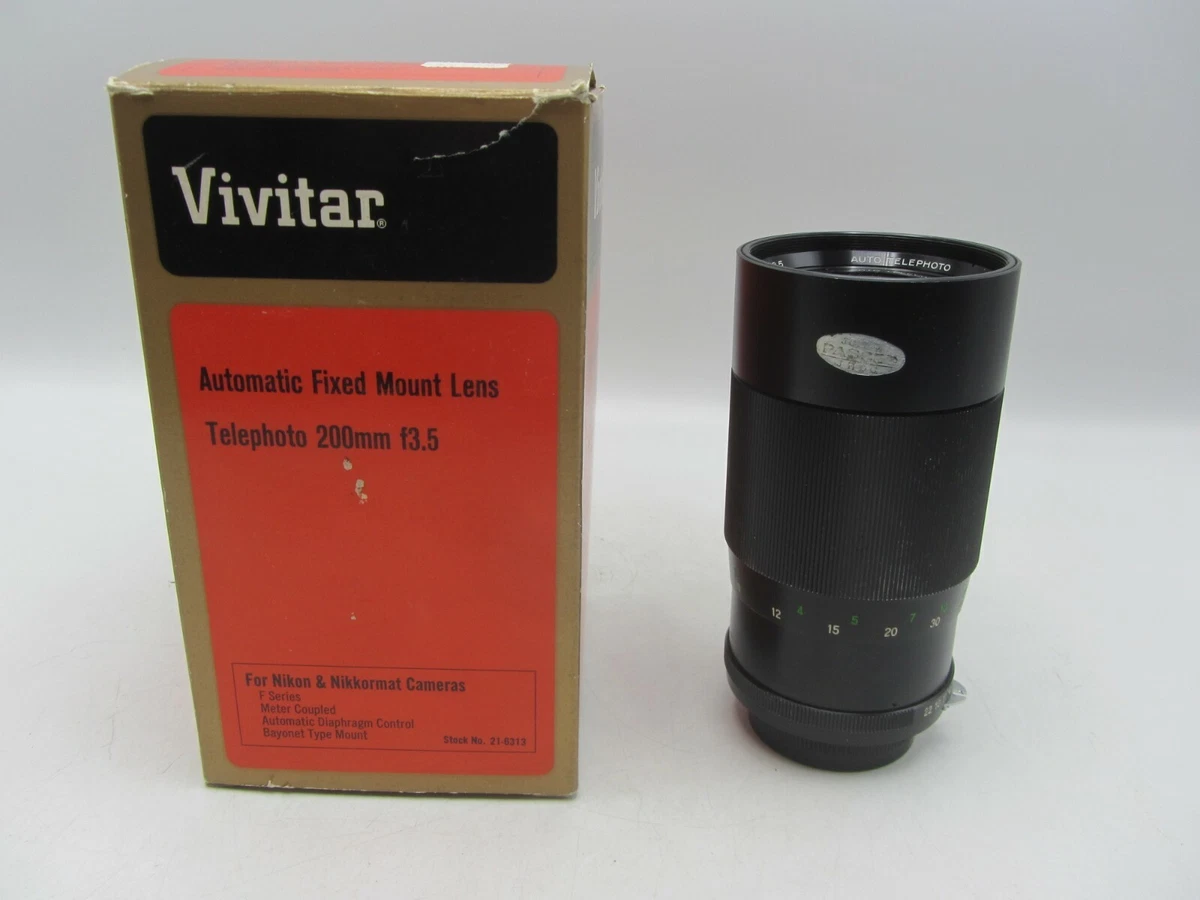 Vivitar f/3.5 Camera Lenses 200mm Focal for sale - eBay