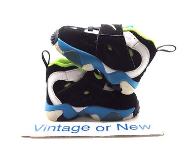 Nike Air Diamond Turf II 2 Black Blue Volt White 488297-034 TD sz
