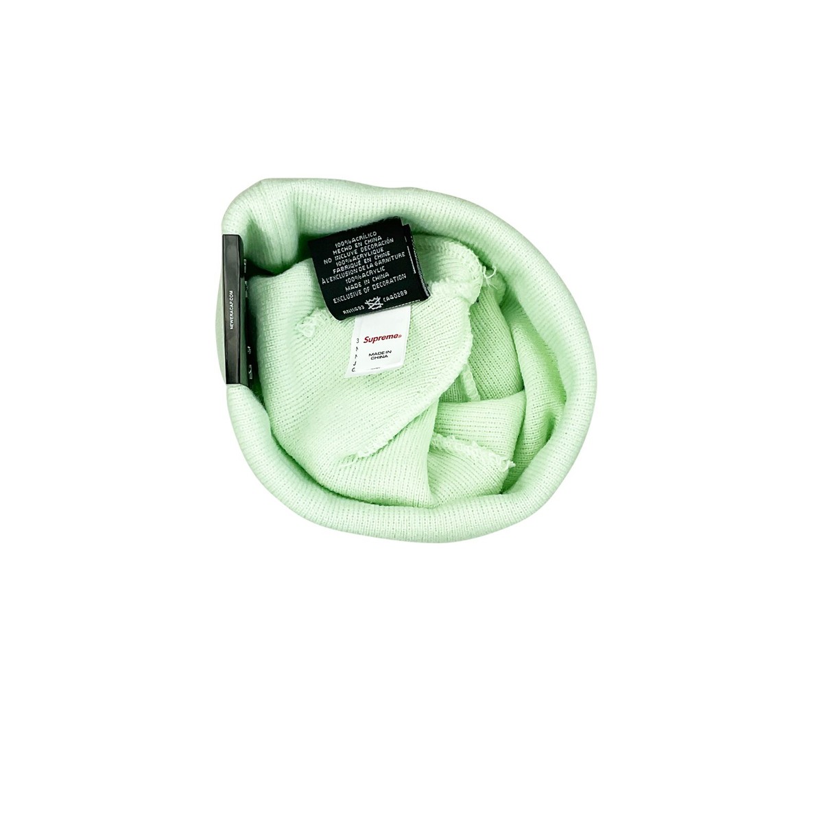 Supreme x New Era FW23 Box Logo Beanie Light Green | eBay