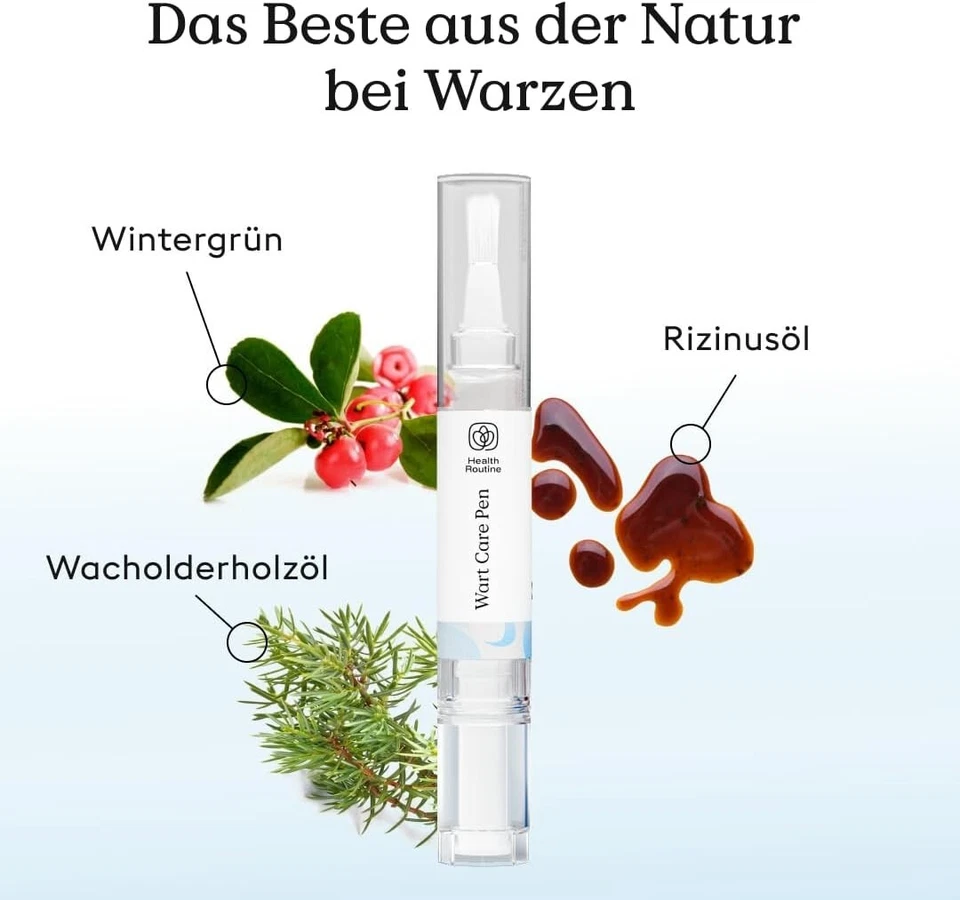 Health Routine Wart Care Pen — Hautpflege-Stift mit Teebaumöl & Salicylsäure - Bild 3 von 4