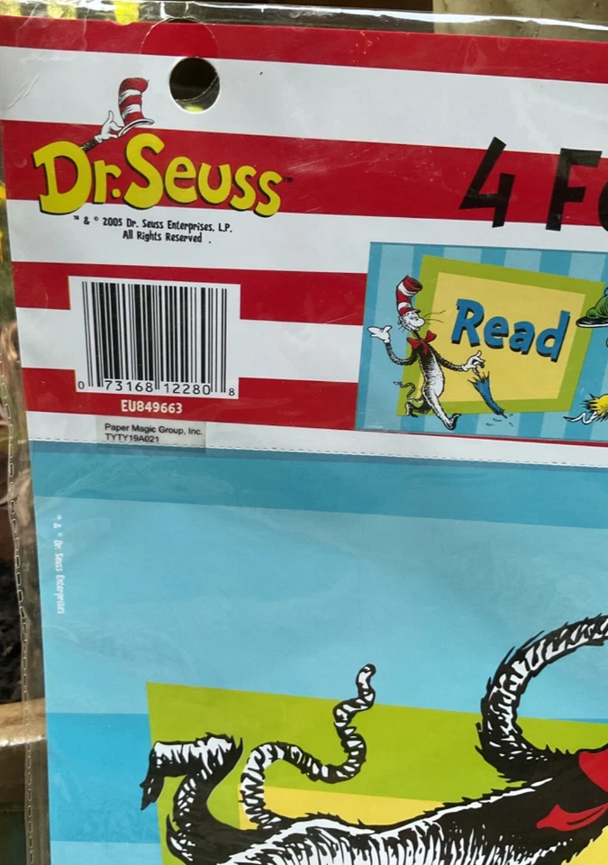 Dr Seuss Classroom Banner Teachers Supply Read Every Day 4ft Banner - Image 3 of 4