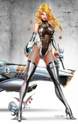 Barbarella #1 Jamie Tyndall Racer Wrap Variant Cover Dynamite Comics 2021