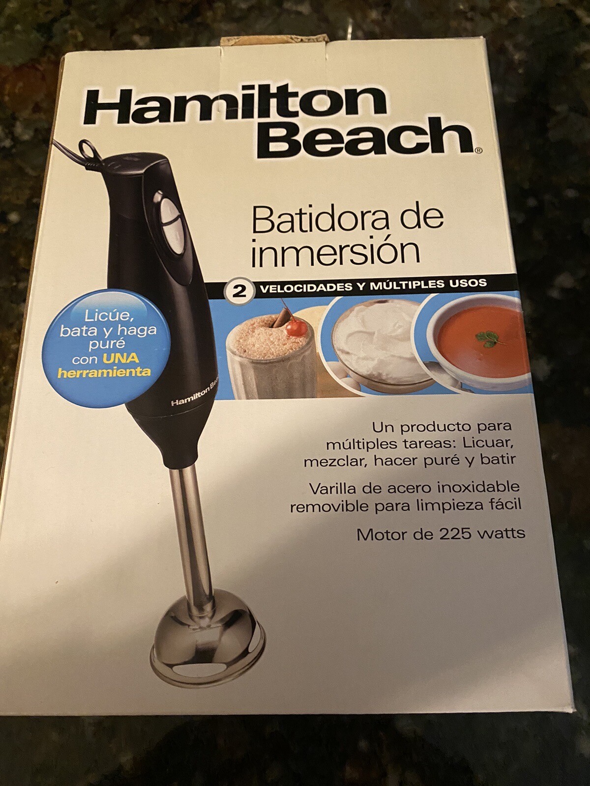 Hamilton Beach 2 Speed Hand Blender NEW IN BOX