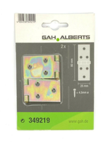 Scharnier Gah Alberts 2Er-Set Kistenband Tischband Kantig 80 X 25 Mm