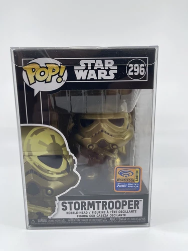 Funko Pop! Star Wars Stormtrooper #296 Wondercon 2021 Exclusive W/Protector