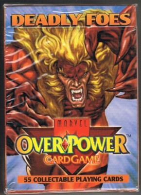 OVERPOWER - DEADLY FOES * 1 Starter 1st Edition English * OVP * ab 13 Jahre
