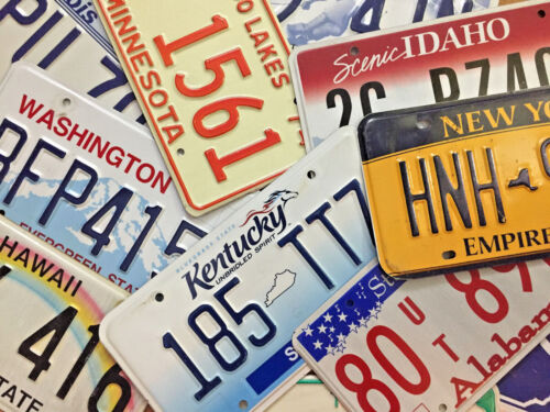 Authentic License Plates - All States Available &amp; More In Good Condition