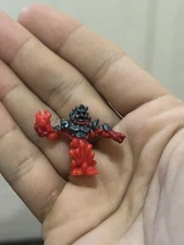 Mighty Max Blasts Magnus Lava Lord figure 1992 Blue bird Dark Metal color