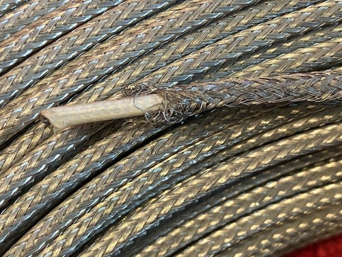 STEEL METAL COVERED CORD BRAIDED MESH SILVER ROLL - Imagen 3 de 5