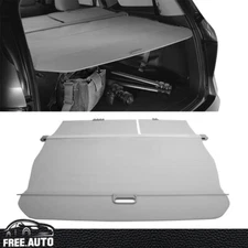 Retractable Rear Cargo Cover Fits 16-22 Honda Pilot YF5/6 Factory Style Gray