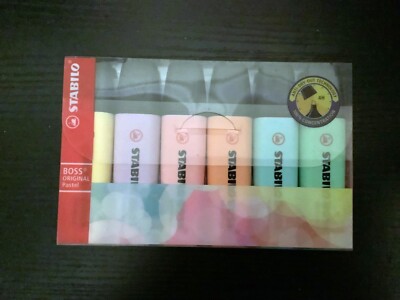Stabilo boss original pastel highlights (perfect for office or personal usage)
