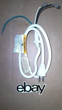 Maytag Whirlpool Over The Range Microwave Power Cord W10708076 White 3 Ft Long