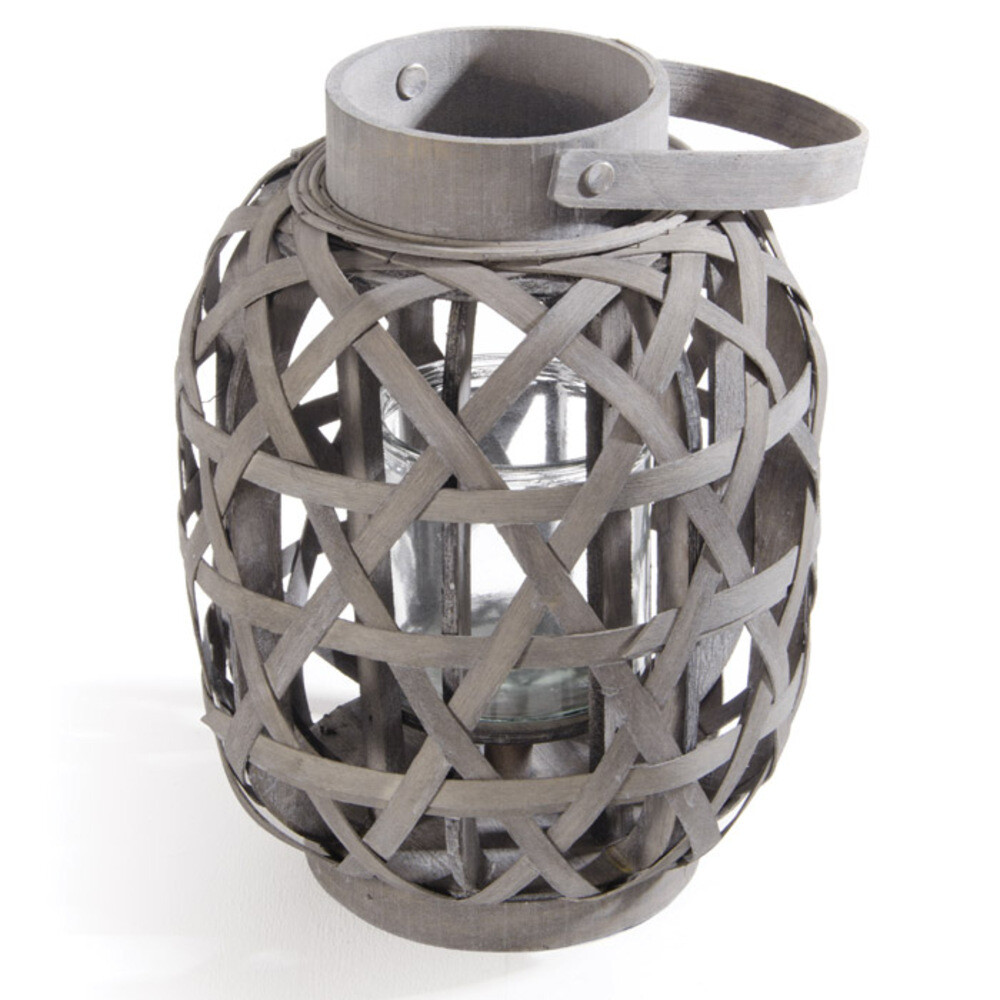 Lanterna Legno Salvador Verdelook 30cm: Decorazione Shabby Chic