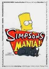 SIMPSONS MANIA 2002    FOLD EM  CARDS  BY PANINI CHOOSE       READ BELOW