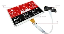 Red 7.5 inch e-Paper Display Raspberry Pi HAT,e-Ink 800x480