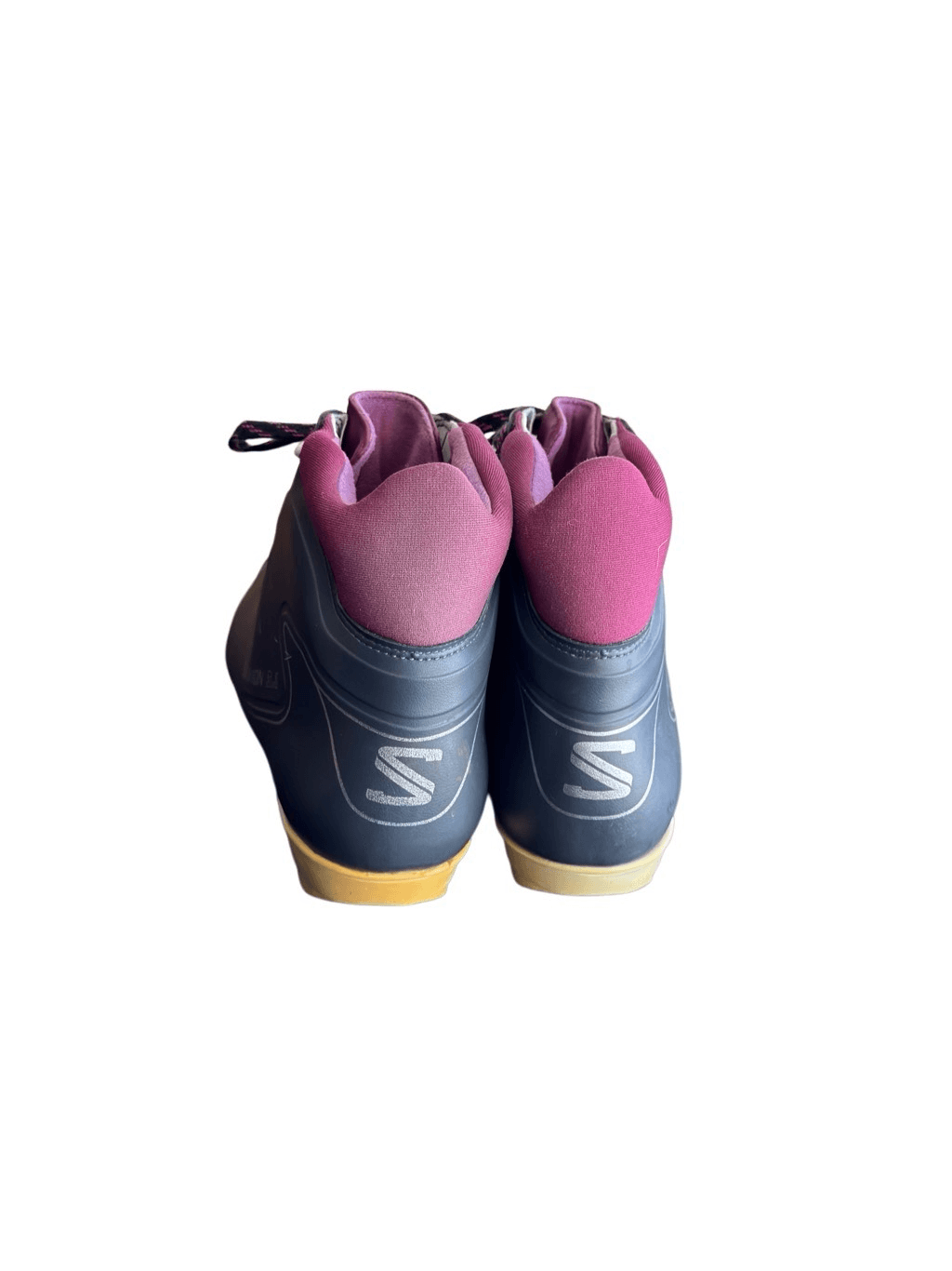 Stivali Salomon uomo taglia 10 44 3.1 scarponi da sci classico nordico fondo blu lacci