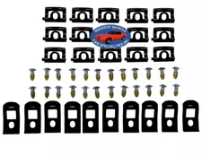 Trim Molding Clips Front Windshield Glass Set Reveal Fits 66-67 GTX Coronet B35