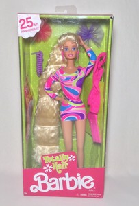 barbie totally hair 25th anniversary doll