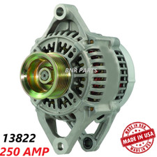 250 Amp 13822 Alternator Dodge Jeep High Output Hd New Performance Made In Usa 250 Amp 13822 Alternator Dodge Jeep High Output Hd New Performance Made In Usa