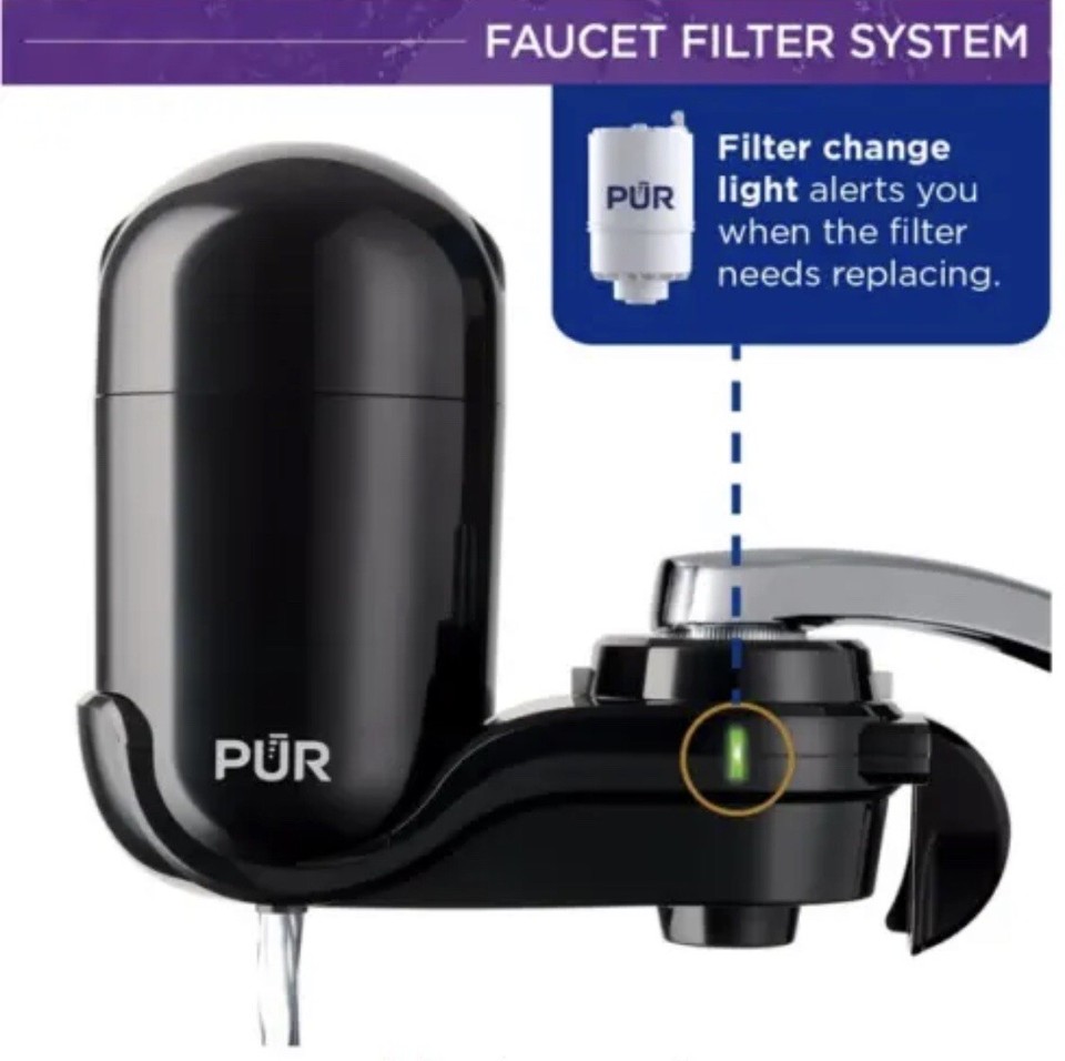 PUR Faucet Mount Water Filtration System, FM2000B, Black FREE SHIPPING