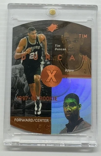 1997-98 SPx Tim Duncan Bronze Rookie RC #37 Spurs
