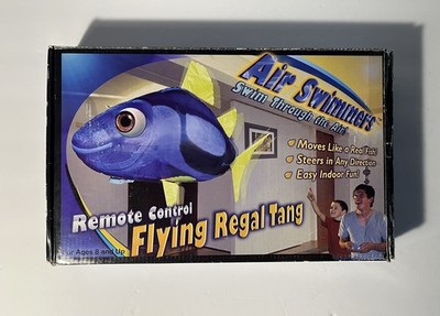 Air Swimmers Remote Control Flying Regal Tang Balloon Fish Toy Indoor RC Fun