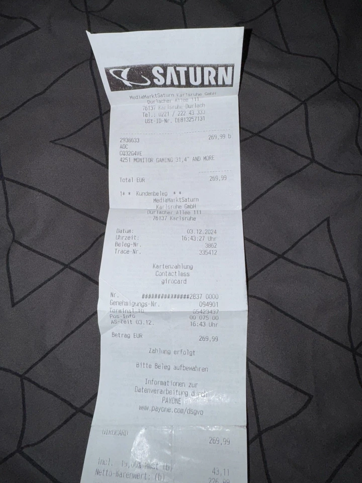 AOC CQ32G4VE 31,5 Zoll QHD Gaming Monitor #2938633 - Bild 3 von 3