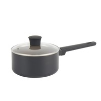 Salter 18 cm Saucepan Ceramic Recycled Aluminium Body Non-Stick Induction w Lid