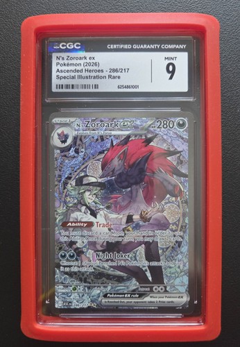 N's Zoroark ex graded CGC 9 for sale on eBay