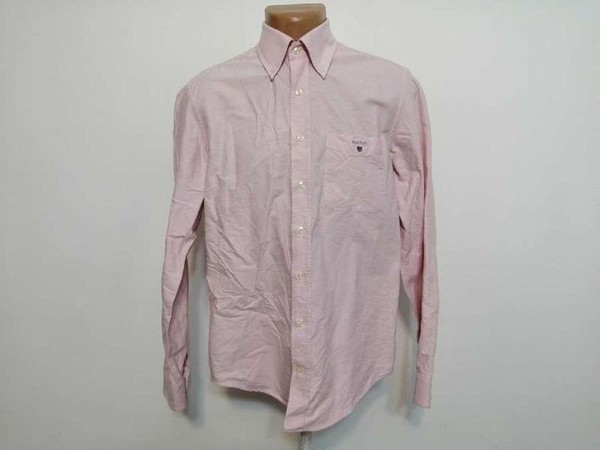 Men Gant Shirt Pink 38 / M / 46 #7XCM