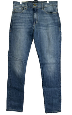 Fidelity Men's 36 x 34 Blue Torino Straight Leg Stretch Denim Jeans Wildfire