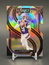 2024 Panini Select JJ McCARTHY #134 Die Cut Silver Prizm Premier Level RC Rookie