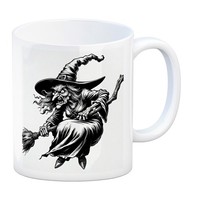 BöSe Hexe Auf Besen Kaffeebecher
