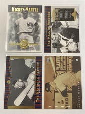 MICKEY MANTLE yankees LOT (4) dif UD Cooperstown Pastime (B-74)