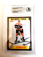 1991-92 Score Bobby Orr #1 Junior Star Autograph