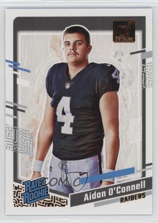 2023 Panini Donruss Rated Rookie Portrait Aidan O'Connell #35 RC
