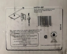 Delta 342701-SP Modern Raincan Shower System Handheld Spray Stainless