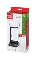 One For All Amplified Indoor Digital TV Aerial - Freeview 15 Miles SV9460