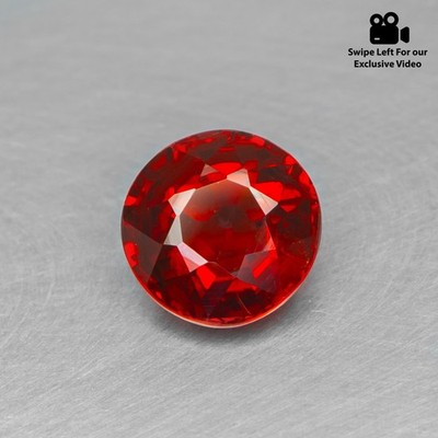 2.32 Ct First Class ! Coffin Coke Red Spessartite Garnet Mined From Namibia
