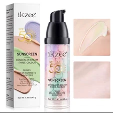 3-in-1 Concealer Cream with SPF50+ – Sun Protection & Flawless Coverage 1.41 oz