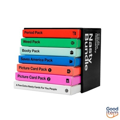 Cards Against Humanity Nasty Bundle Game: Party Card Expansion for 4+ Players, S