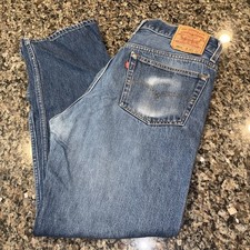 Vintage Levis 501xx Jeans Mens 36x33 Made in USA Button Fly 90s