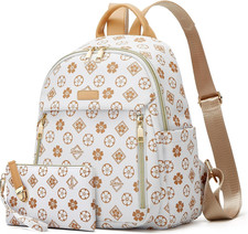 Mini Mochila para Mujer Bolso Diario Elegante Set de 2 Piezas Trabajo y Escuela