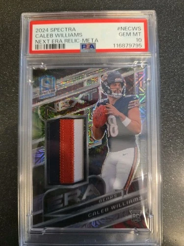 2024 Spectra Caleb Williams /25 RC Next Era Psa 10