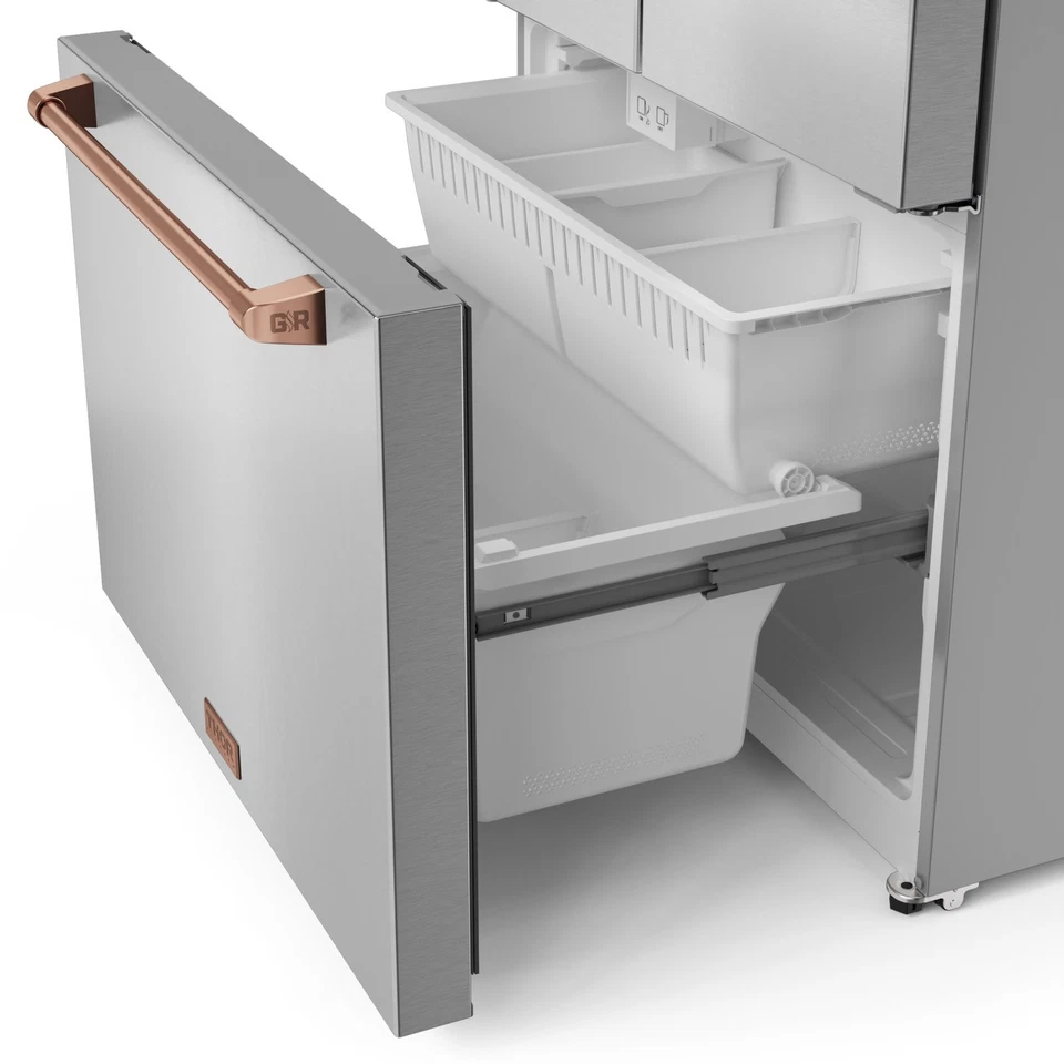 Cocina Thor RF3621CTD Gordon Ramsay 36" W 20,3 Cu. Ft. Energy - negro mate / Foto 2 de 4