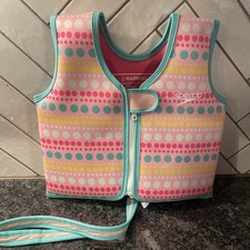 Speedo Kids Girls Life Jacket Vest Size 2-4 Years 33-45 lbs 22  Chest Pink